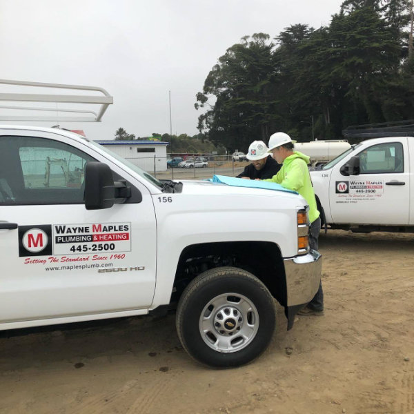 commercial plumbing project Eureka California In and Out Burger
